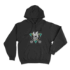 Devil Skull Hockey Unisex Hoodie Black