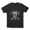 Devil Skull Hockey Unisex T Shirt Black