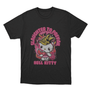 Hell Kitty Unisex T Shirt Black